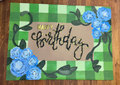 Happy Birthday Floral Banner